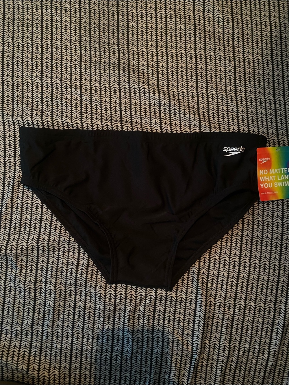 Speedo Women's Black Swim Brief Bikini Bottom